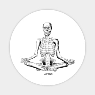 Namaste Skeleton Yoga Magnet